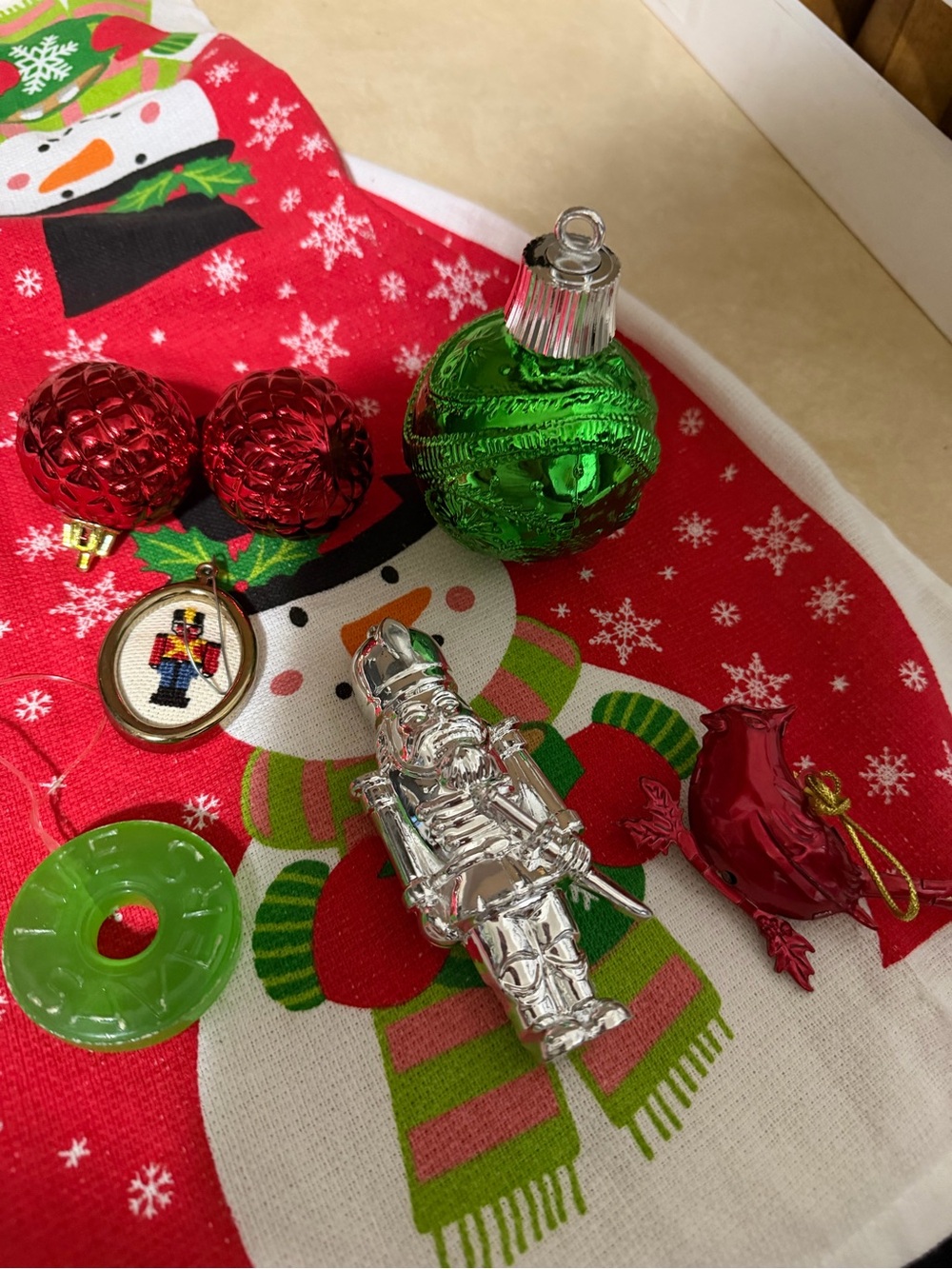 Vintage Holiday assortment of Ornaments